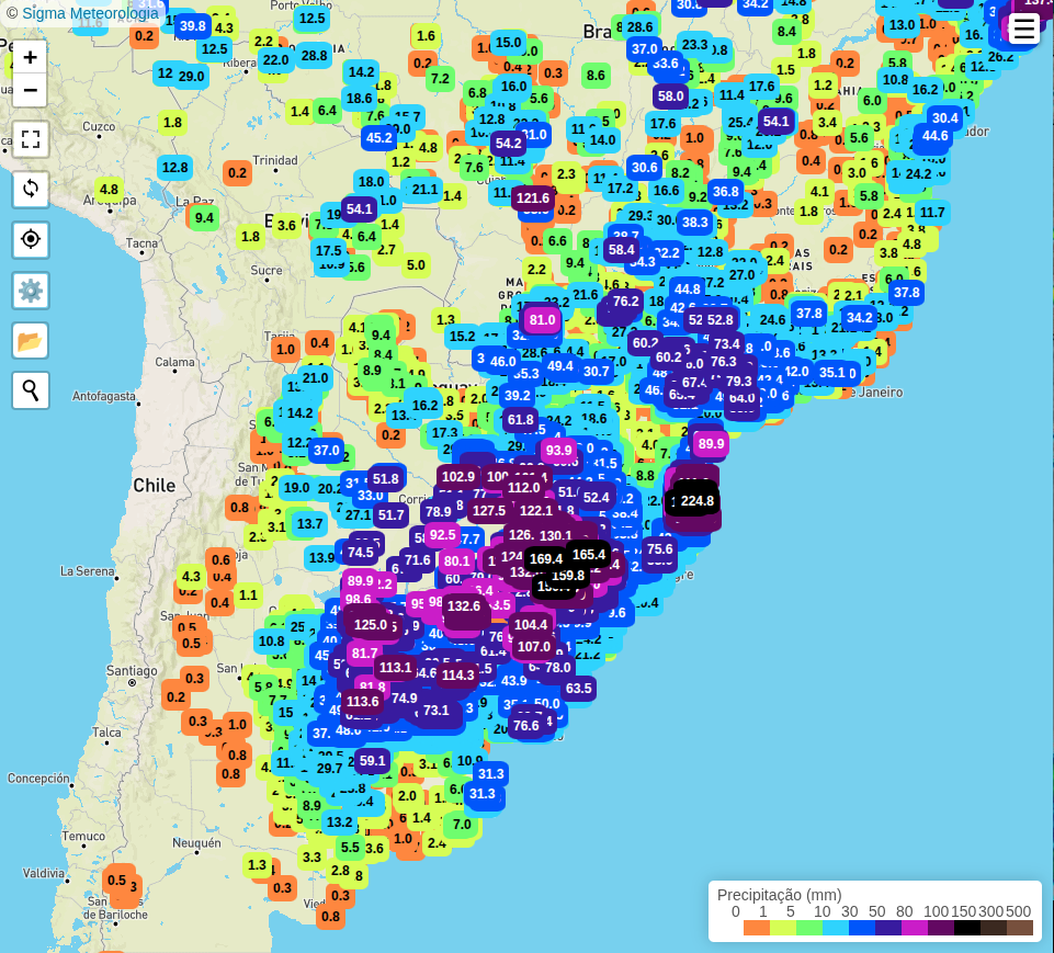 Mapa Interativo de Estações
